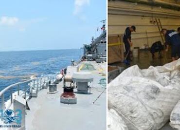 Recolecta Marina 10 toneladas de sargazo en Quintana Roo