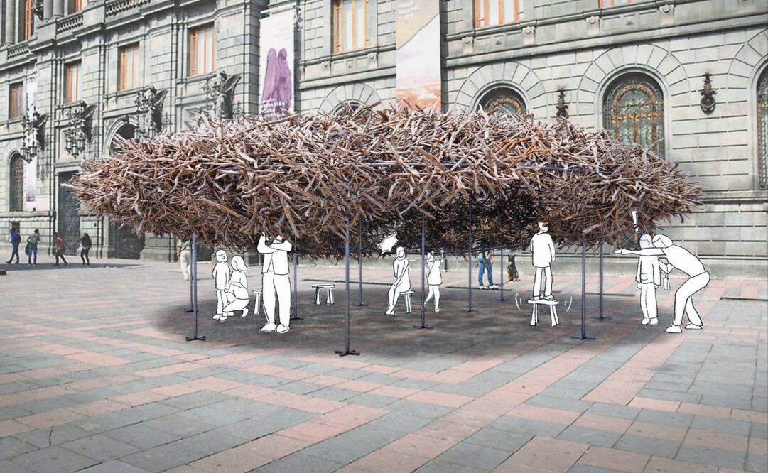 Entre los pabellones del festival estará El árbol que se fue flotando, con el que Kai Huang y Xueyan Wang ganaron el Concurso Arquine No. 27. Foto: Mextrópoli