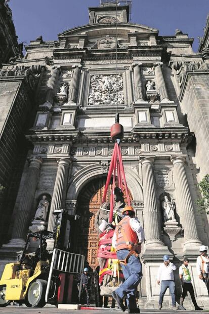 Pega otro sismo a Catedral en medio de restauración
