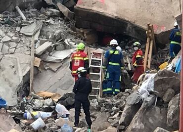 Rescatan cuerpo de menor en zona colapsada en el Cerro del Chiquihuite