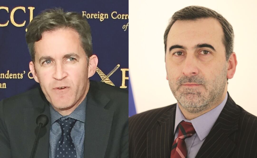 David Kaye, relator especial de la ONU sobre la Libertad de Opinión y de Expresión; Edison Lanza, relator especial de Libertad de Expresión de la CIDH. FOTO: ARCHIVO EL UNIVERSAL