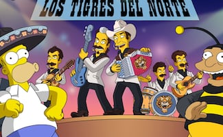 Los Tigres del Norte cruzan al mundo amarillo de “Los Simpson”