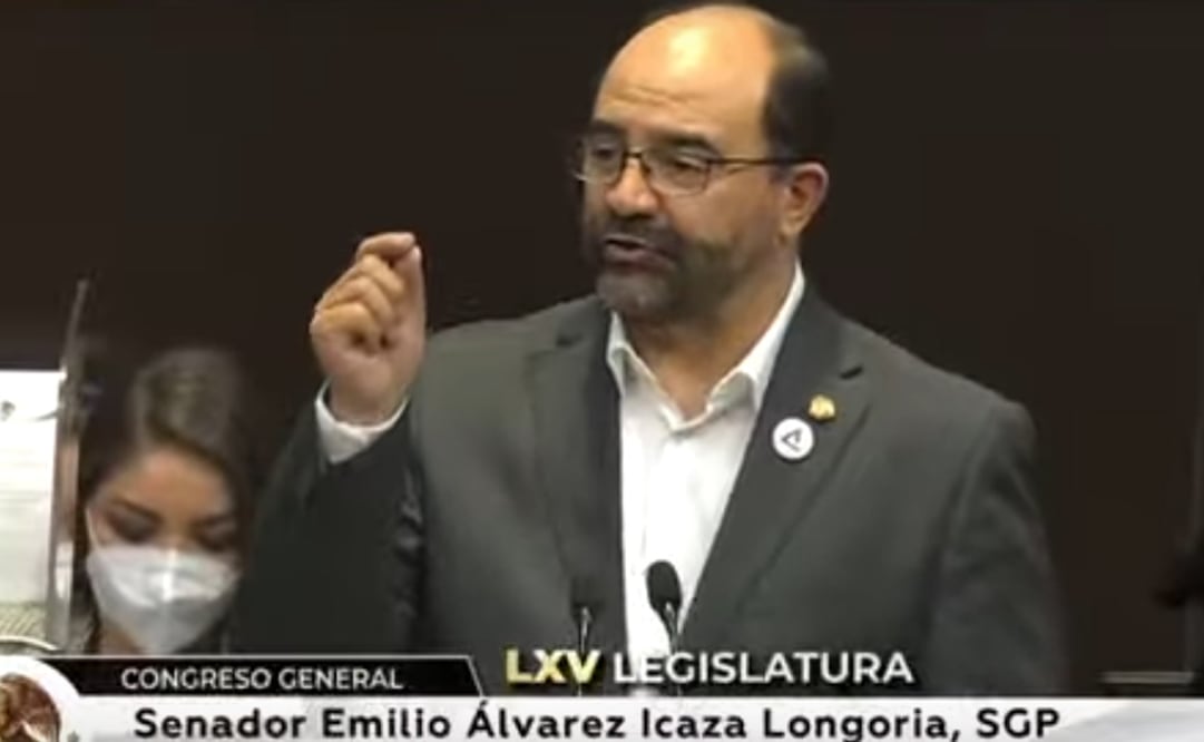 Captura de pantalla de la transmisión del Canal del Congreso