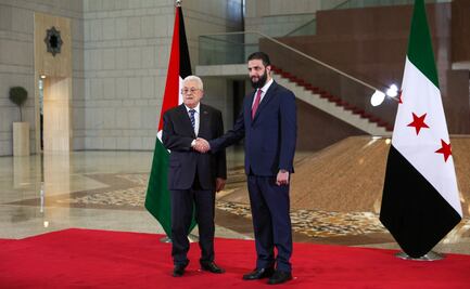 Mahmoud Abbas, presidente de Palestina, se reúne con su homólogo de Siria; es su primera visita desde la caída de Bashar al-Assad