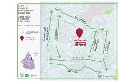 Seguridad Ciudadana anuncia operativo de seguridad por Fórmula 1 en CDMX