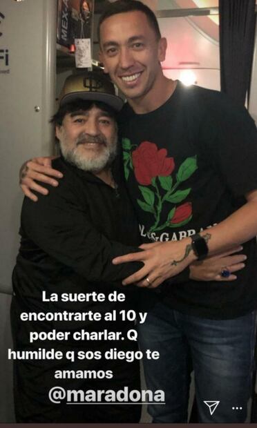Agustín Marchesín presume amor por Diego Maradona