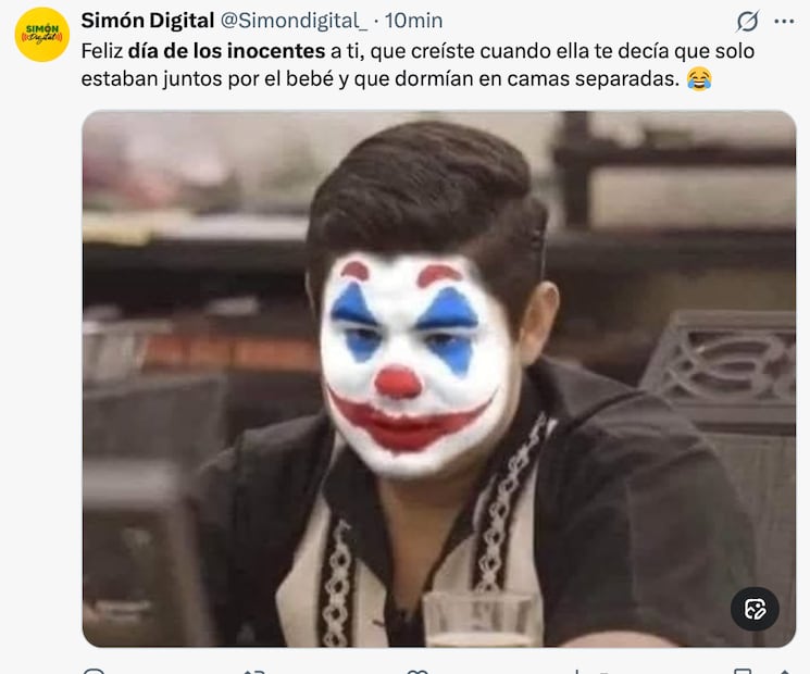 Los mejores memes del Día de los Inocentes. Foto: Captura de pantalla