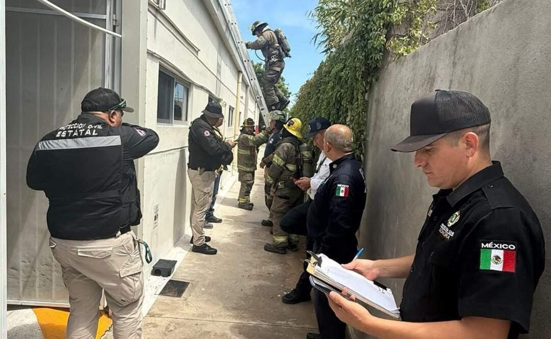 Falsa alarma de incendio provoca pánico en guardería infantil de Sonora (01/09/2025). Foto: Especial