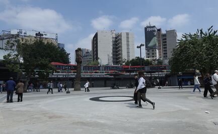 Martí Batres entrega obras de rehabilitación de Glorieta de Insurgentes
