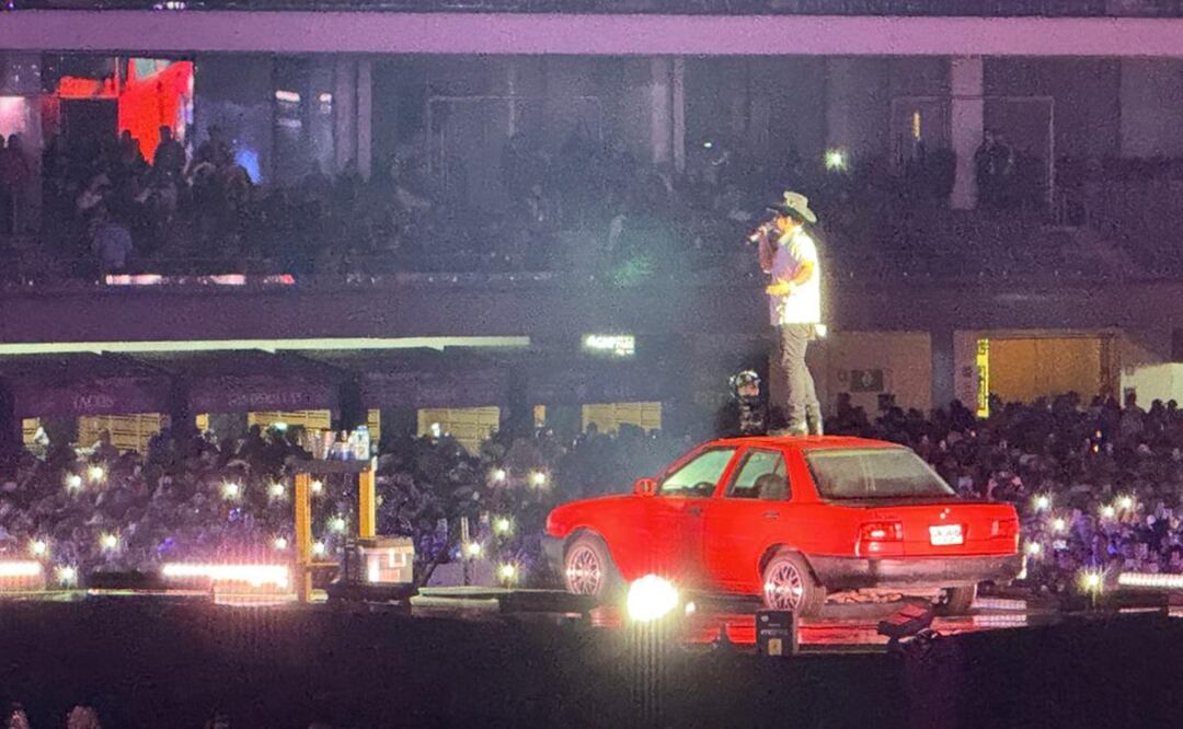 Grupo Firme armó fiesta de despecho en el Estadio GNP en la CDMX. 
Foto: César Olivares/EL UNIVERSAL.