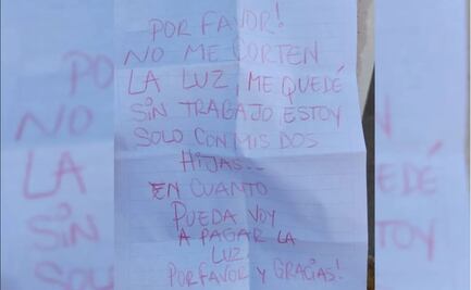 "¡Por favor! No me corten la luz": el conmovedor mensaje de un padre que se hizo viral