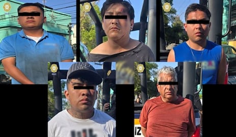 Detienen a cinco por su presunta participación en un homicidio en Iztacalco; cerco virtual del C2 Norte permitió su captura
