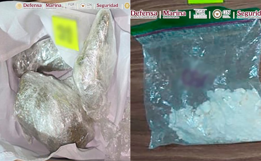 Drogas aseguradas tras la detención de “Tilín”, líder de célula delictiva (29/04/2026). Foto: Especial