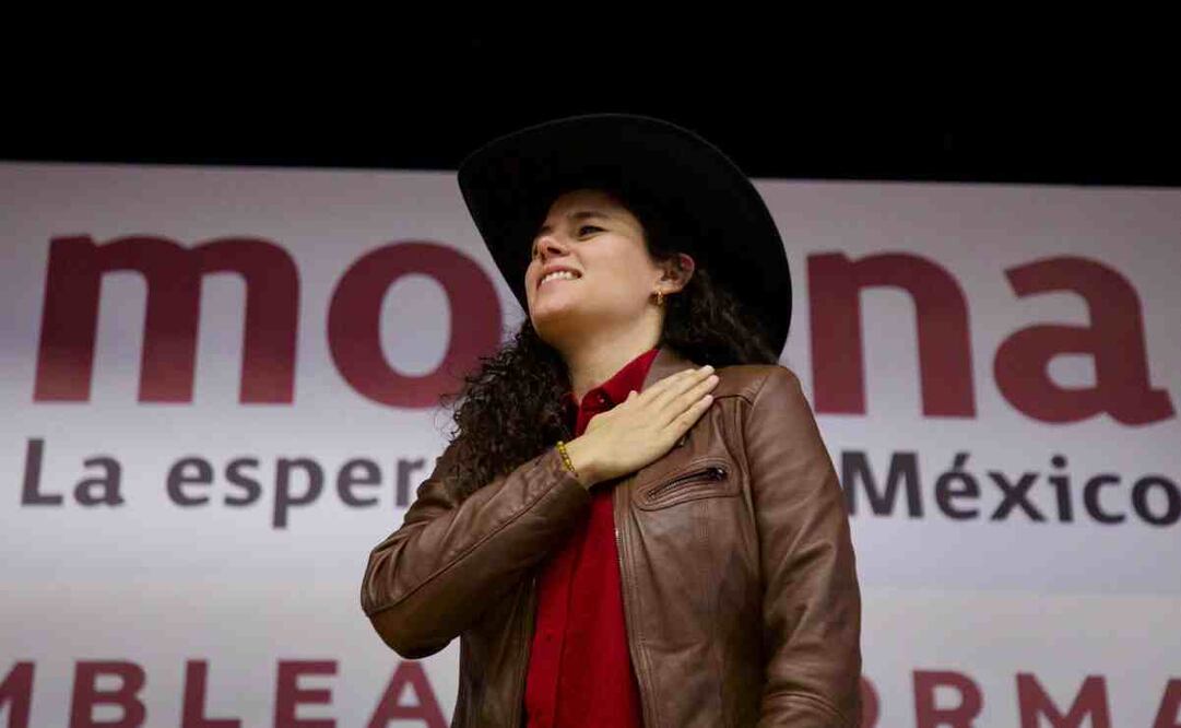 Luisa María Alcalde, dirigente nacional de Morena. Foto: Especial