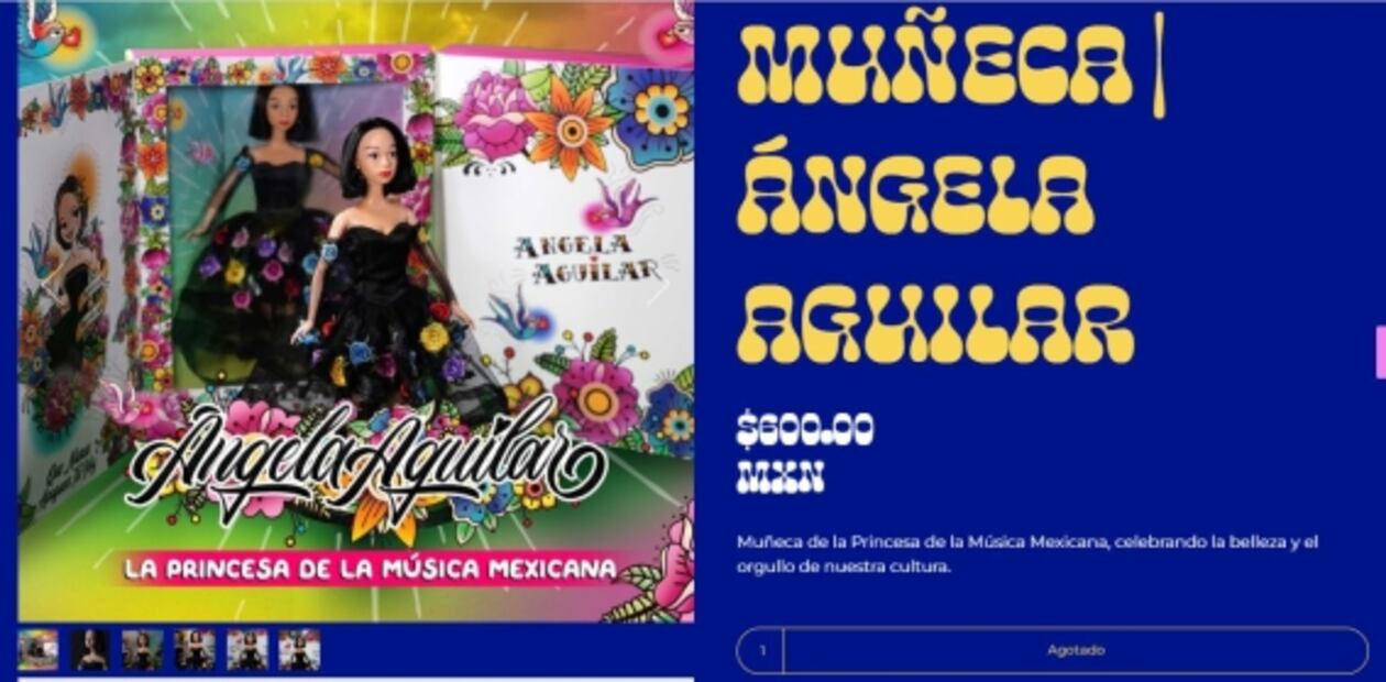 ¿Cómo es y cuánto cuesta la muñeca estilo Barbie inspirada en Ángela Aguilar?