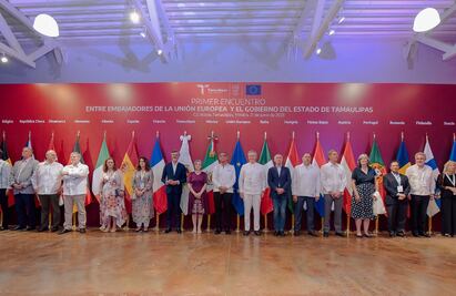 Américo Villarreal recibe en Tamaulipas a diplomáticos de países de la UE; alistan cooperación en integración comercial e inversión