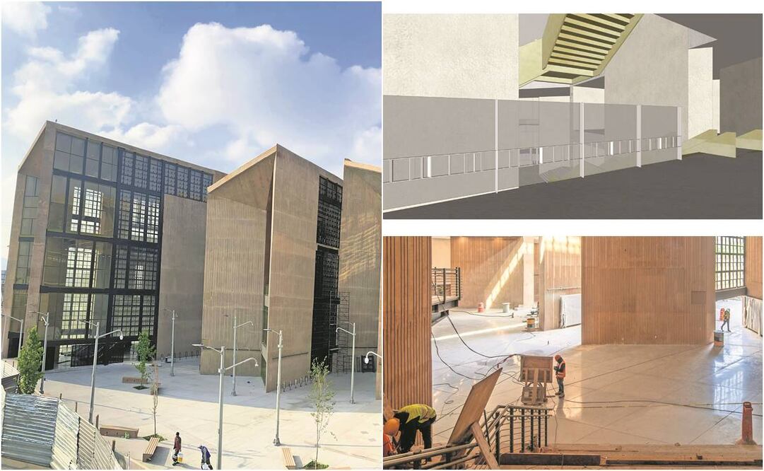 Así luce el Museo Infantil y Juvenil Yancuic en Iztapalapa. Uno de los cambios que más alarma es el de los barandales: se colocaron más bajos y de herrería que fácilmente pueden escalar los niños. Foto: Berenice Fregoso/EL UNIVERSAL  