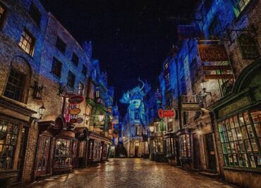 Llegó el callejón mágico de Harry Potter al Parque Naucalli
