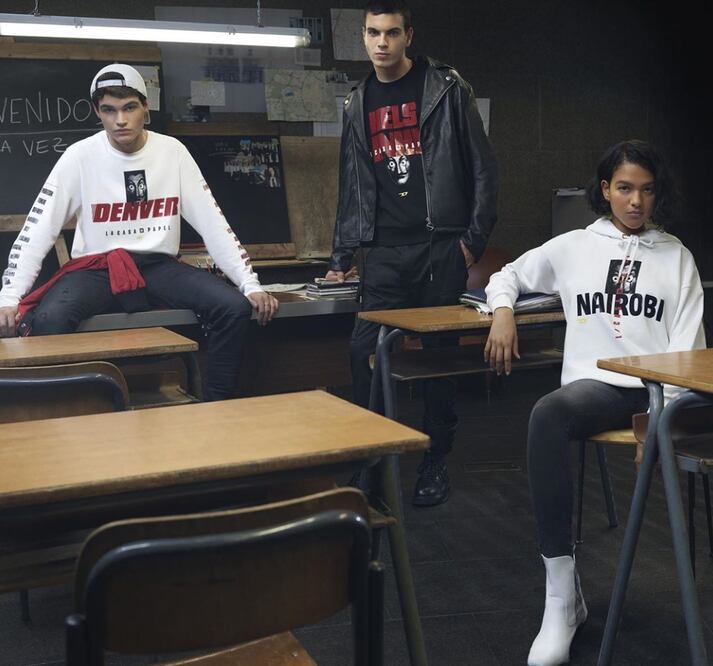 La colección juega con la esencia de la serie española   Foto: Instagram