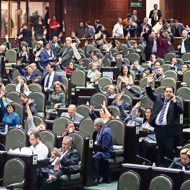 Con 462 votos a favor, los diputados avalaron desaparecer la versión impresa del Diario Oficial. Foto: ARIEL OJEDA. EL UNIVERSAL