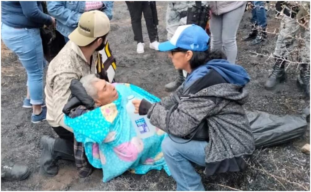 El hombre de 85 años se perdió el pasado miércoles en una brecha de Tamaulipas. Foto: Especial