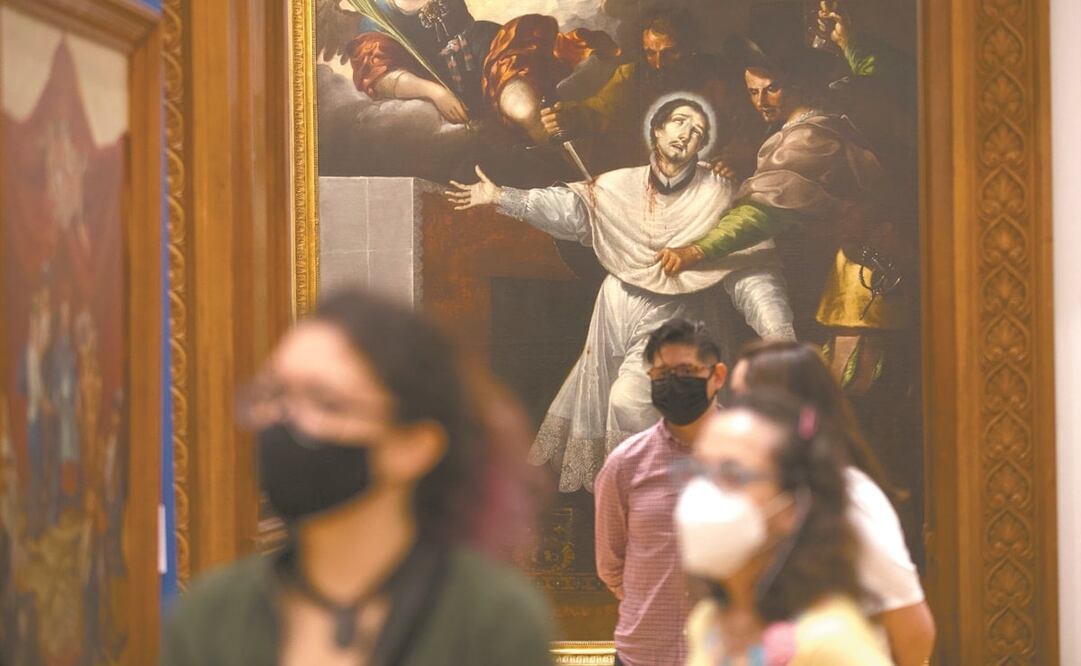 Las 60 obras podrán apreciarse en seis salas del Munal hasta noviembre; figuran obras de Andrés de Concha, Baltasar de Echave Orio, Luis Juárez, Antonio Rodríguez, Juan Rodríguez Juárez, entre otros. Fotos: Germán Espinosa. EL UNIVERSAL