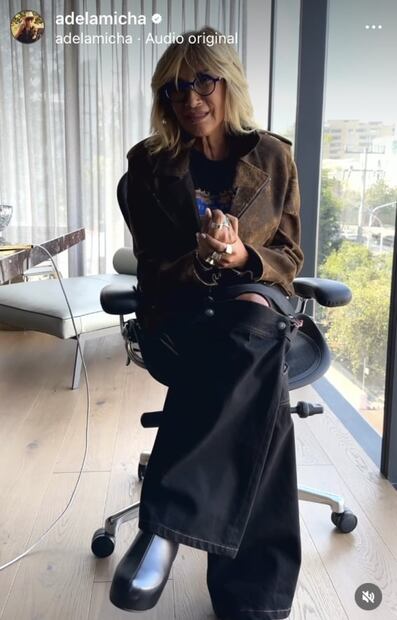 Adela Micha tiene los pantalones desmontables más cool