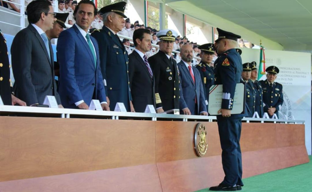 Difícilmente volveremos a tener un comandante como usted, dice titular de Marina a Peña Nieto