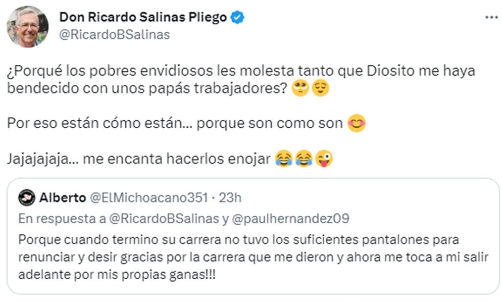 Foto: Twitter. @RicardoBSalinas