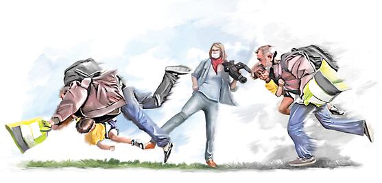 El refugiado que tropezó