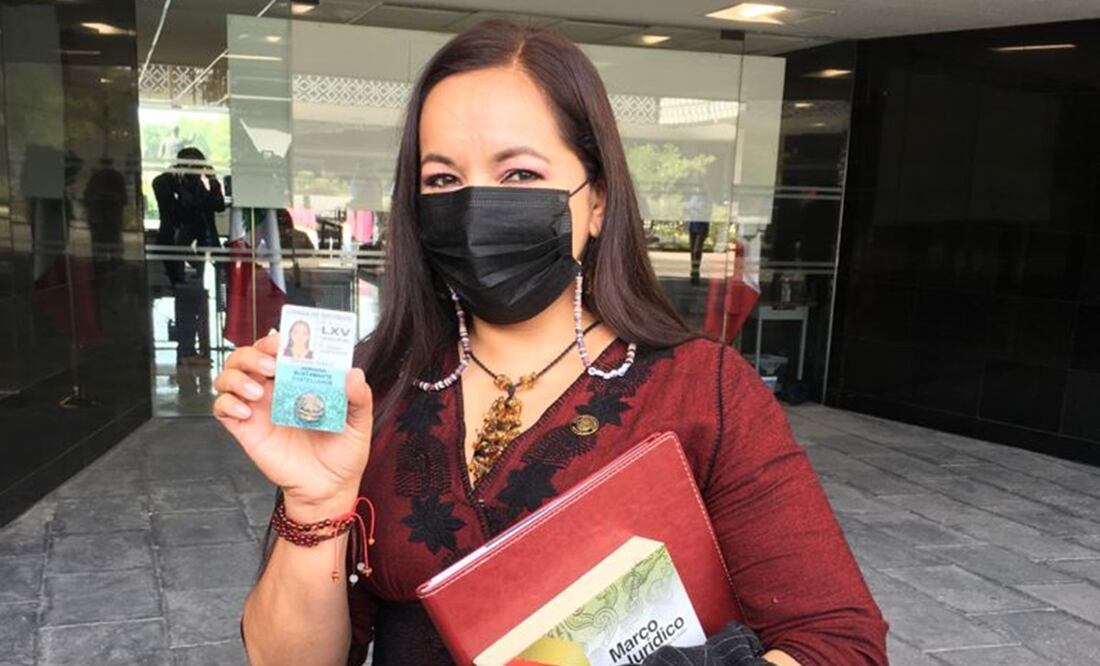 Adriana Bustamante Castellanos, electa por el principio de mayoría relativa por el distrito 9 de Chiapas. Foto: Horacio Jiménez / EL UNIVERSAL