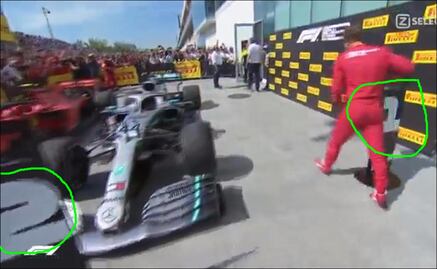 La reacción de Vettel luego del polémico triunfo de Hamilton en Canadá