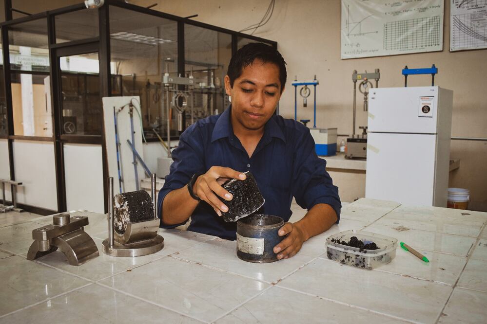 Pavimento que se regenera solo