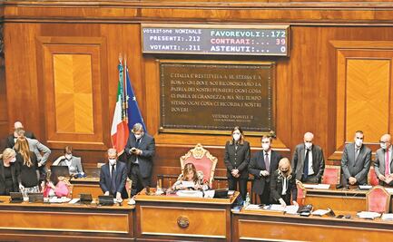 Rechazan dimisión de premier italiano, por ahora