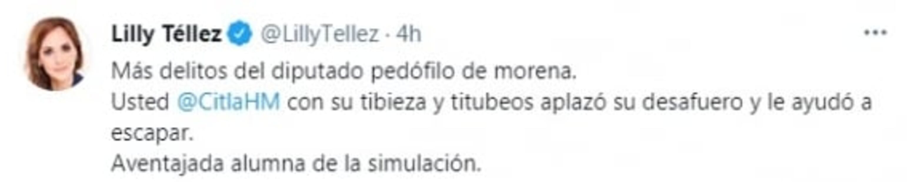 Lilly Téllez y Citlalli Hernández se enfrentan por Evelyn Salgado, Saúl Huerta y García Cabeza de Vaca