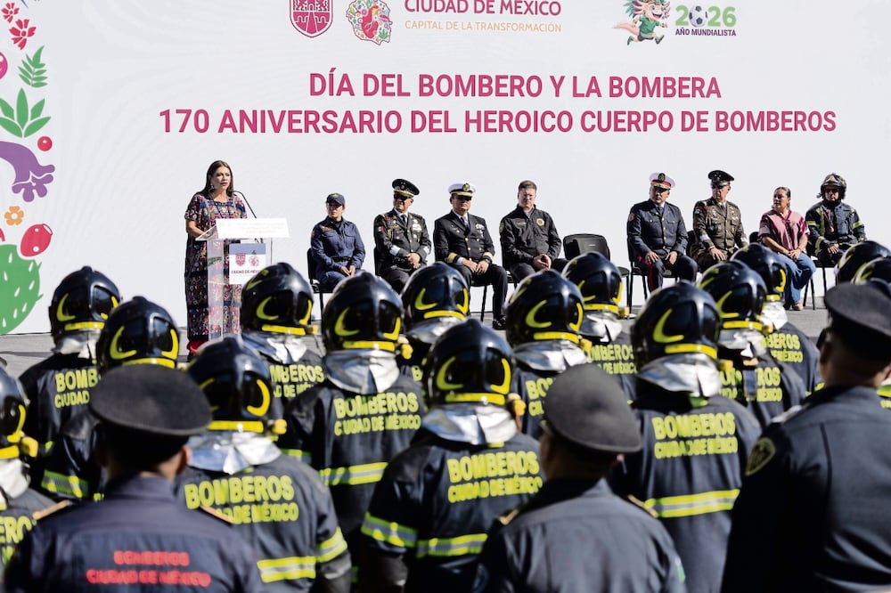 La mandataria destacó la inversión de 108 millones de pesos en 2025 para robustecer a la institución. Foto: Hugo Salvador / EL UNIVERSAL