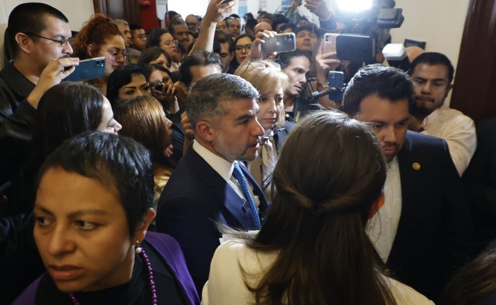 Tabe acude al Congreso de CDMX, pero mesa de trabajo presupuestal no se realiza; Morena acusa que no se presentó y da vista a Contraloría.
Foto: Fernanda Zamora/ EL UNIVERSAL
