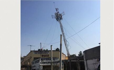 Buscan apuntalar antena ladeada por vientos