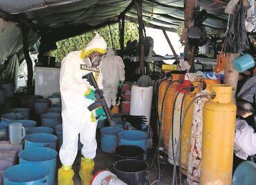 Ubican puntos en México de mayor consumo de metanfetamina