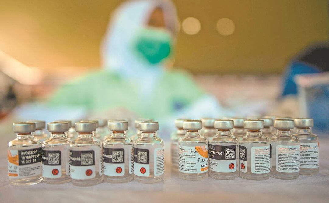 Un millón de vacunas de Sinovac arribaron ayer; suman más de 6 millones, de cuatro farmacéuticas, en una semana. Foto: Archivo/ EL UNIVERSAL.