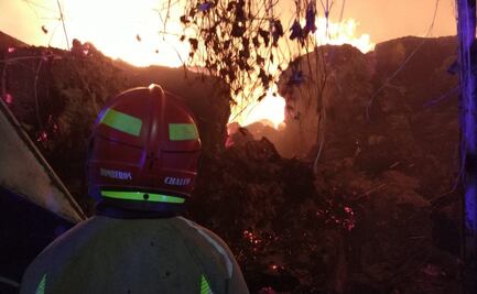 Registran incendio en fábrica de algodón en La Conchita, Chalco