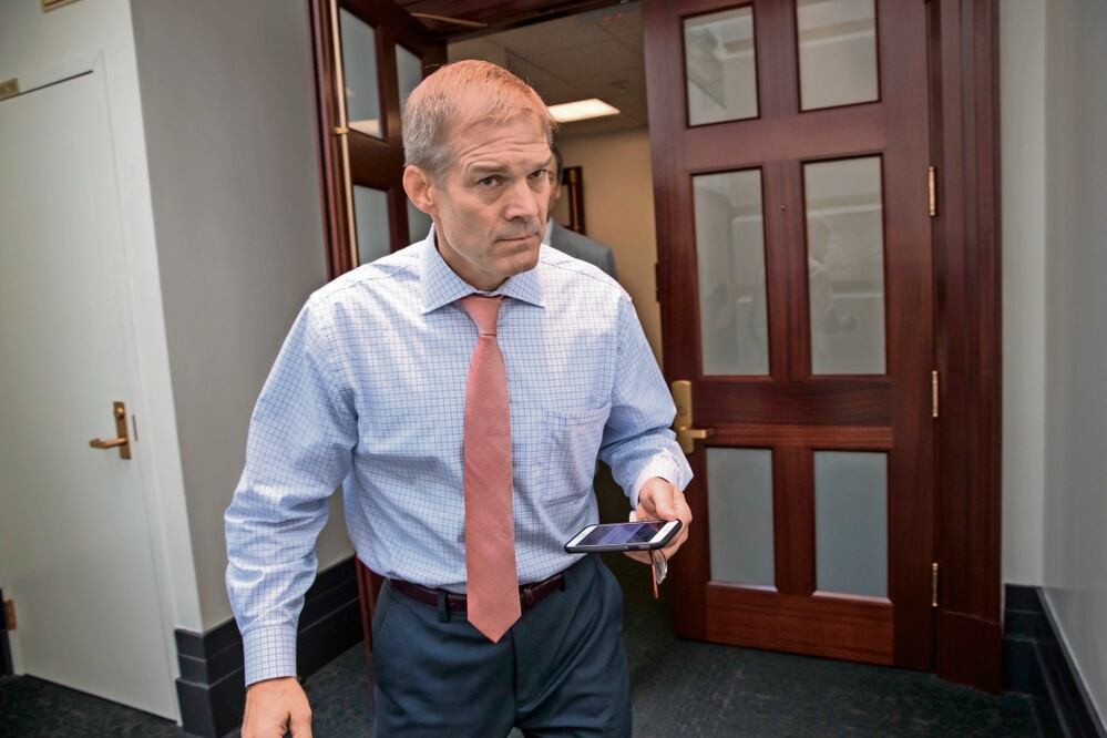 El representante Jim Jordan, republicano por Ohio, miembro clave y fundador del Freedom Caucus. Foto: J. Scott Applewhite | AP