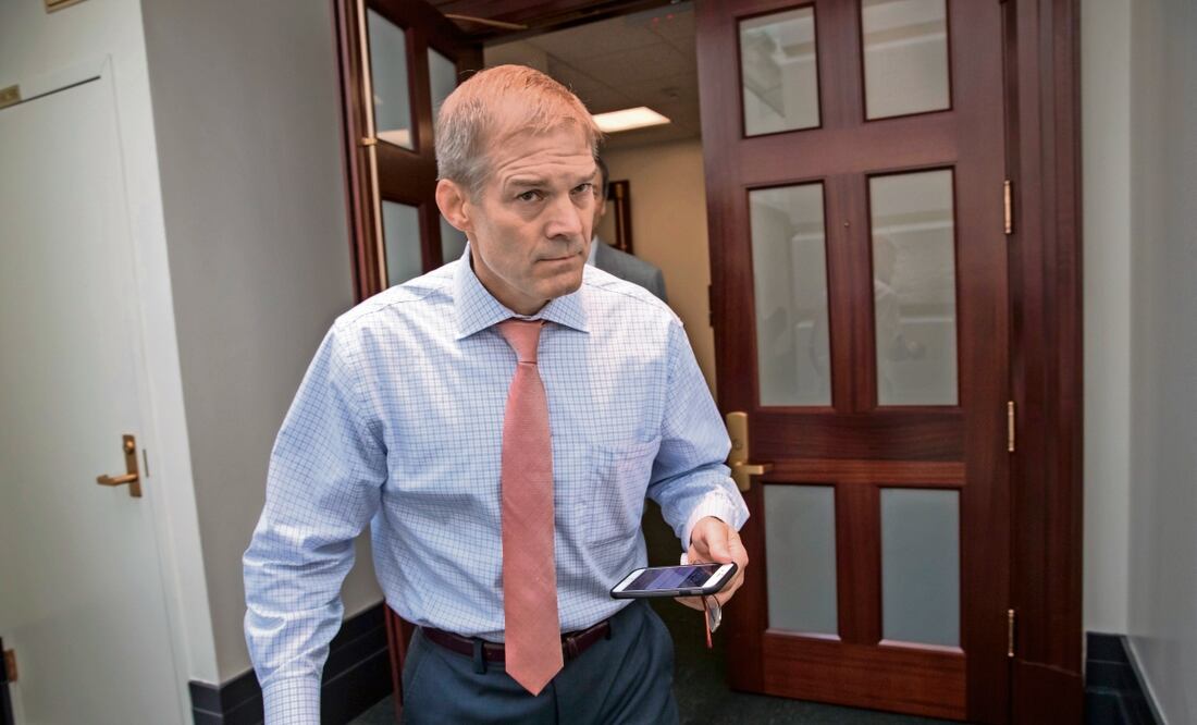 El representante Jim Jordan, republicano por Ohio, miembro clave y fundador del Freedom Caucus. Foto: J. Scott Applewhite | AP