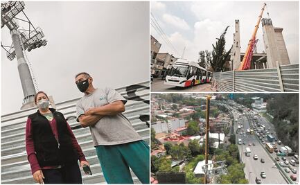 Divide a vecinos de la GAM llegada de L2 del Mexicable