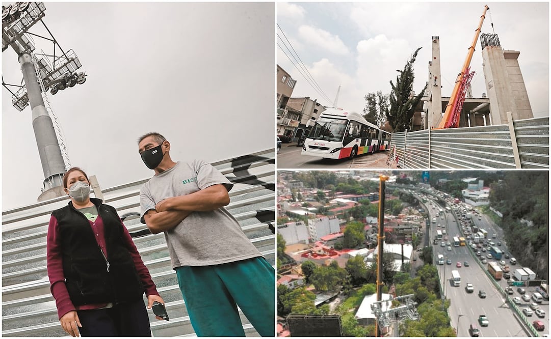 Entre los vecinos de la GAM hay quienes rechazan la Línea 2 del Mexicable, que está en la última etapa de construcción, y ya han tomado acciones legales para frenar el avance de las torres; la autoridad señaló que el proyecto estará listo en pocos meses y