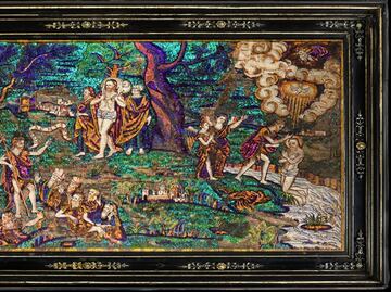 Rare Mexican feather work sold at Paris auction