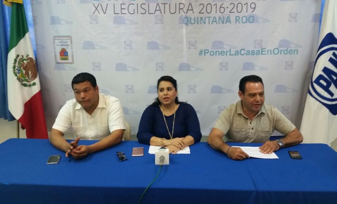 La coordinadora de la fracción parlamentaria, Mayuli Martínez Simón dijo en conferencia de prensa que presentaron una iniciativa de ley la semana pasada (Silvia Hernández / EL UNVIERSAL)