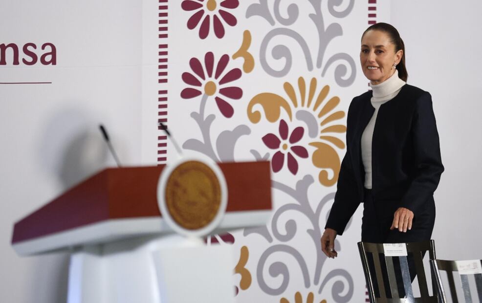 La presidenta Claudia Sheinbaum anuncia nueva visita al puerto de Acapulco, este viernes, para conocer avances, tras el paso del huracán John. Foto: Diego Simón Sánchez/EL UNIVERSAL