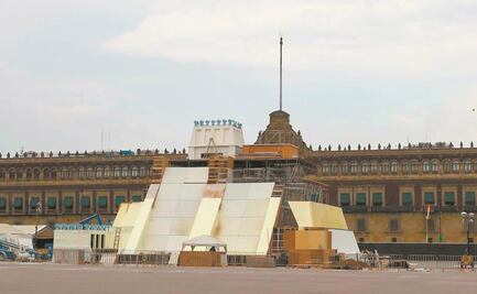 El Templo Mayor de Tenochtitlán, a escala en el Zócalo