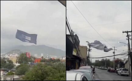 ¿Aladdín eres tú? Captan lona volando en Nuevo León